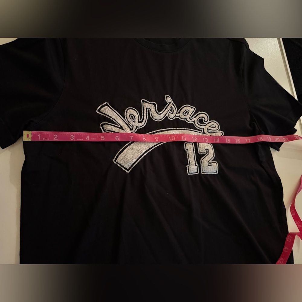 Versace Black Graphic Tee - Picture 3 of 7
